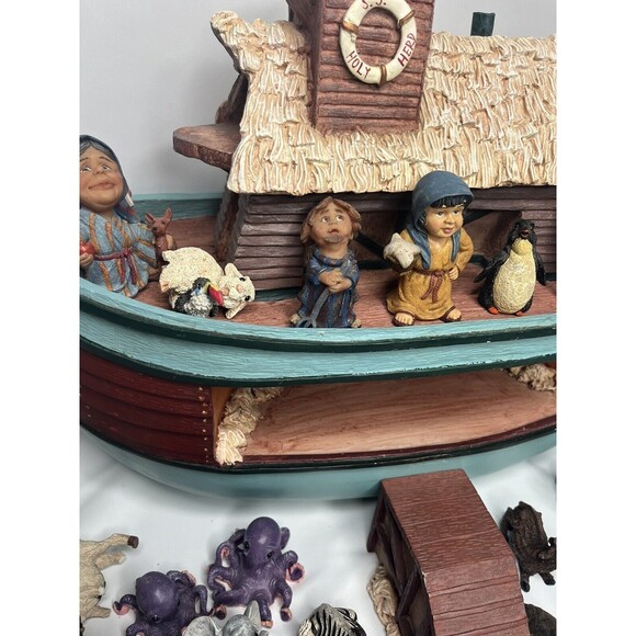 Holy Herd Pete Aspit Noahs Ark/ Animal Sets/Ark/Noah Family/base As Is See Photo - Picture 3 of 9